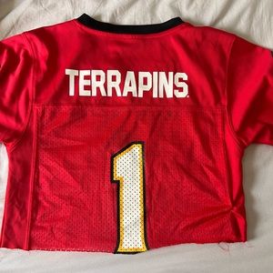 UMD cropped football jersey